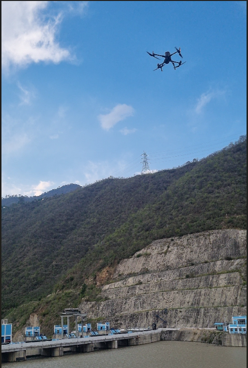 Drone Survey Work At Srinagar Hydro Electric Project