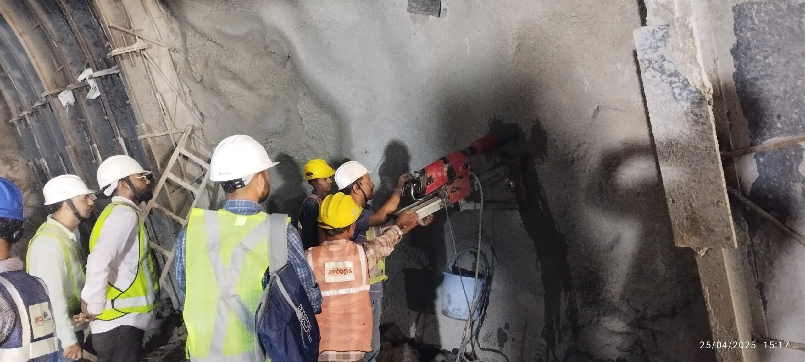 Pullout Test in Diversion Tunnel - JDP